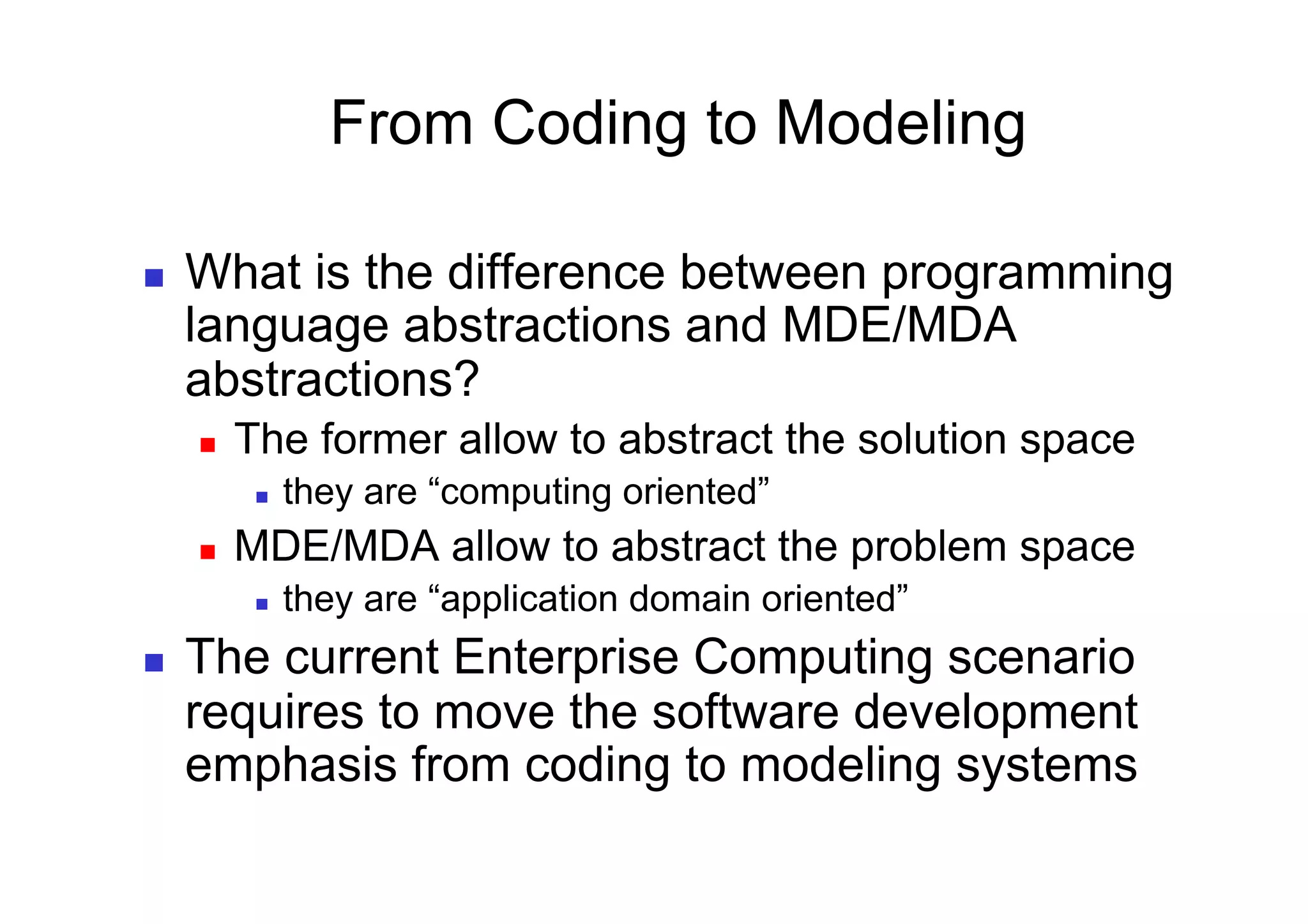 6 - Architetture Software - Model transformation | PDF