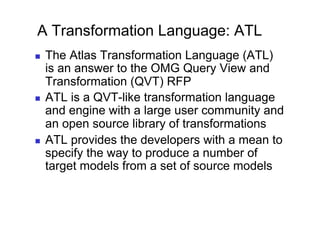 6 - Architetture Software - Model transformation | PDF
