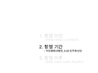 4월 14일 천주교 김수환 추기경 등 각계 인사, 4·13 호헌 조치를 비판하는 시국 성명 발표.5월 17일노동자였던 황보영국은 부산상고(현 개성고) 앞에서 '독재타도' 등을 외치며 분신했으며, 일주일 뒤 사망하였다5월 18일박종철 사건이 경찰에 의해 은폐되었음이 폭로됨.5월 23일"박종철 고문살인 은폐조작 규탄 범국민대회 준비위원회" 결성 및 6월 10일에 규탄대회 갖기로 결정.5월 26일 전두환 대통령, 고문치사사건에 대한 책임을 물어 노신영 국무총리를 경질하고 이한기 신임 총리로 교체.