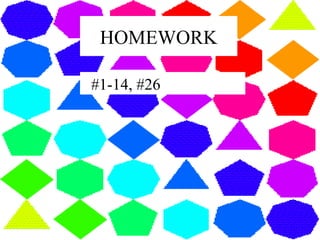 HOMEWORK #1-14, #26 