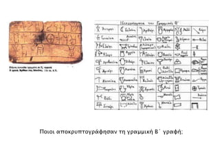 ► Ποιοι αποκπτπσογπάυηςαν ση γπαμμική Β΄ γπαυή;

 