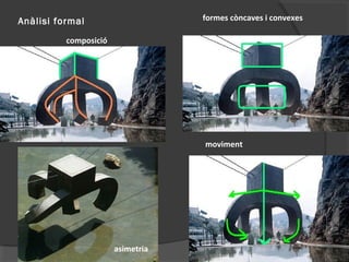 Anàlisi formal
composició
formes còncaves i convexes
asimetria
moviment
 