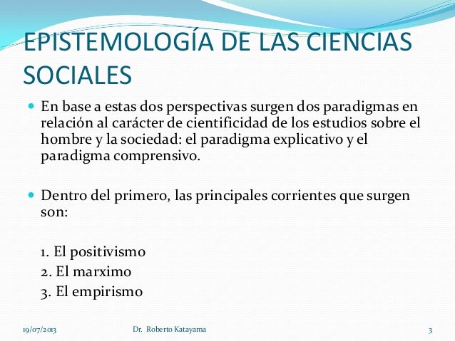 6. problema cientificidad de las ciencias sociales