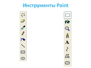 Инструменты Paint
 