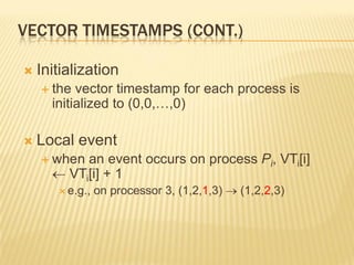 Vector Timestamp 6.Distributed Operating Systems | PDF