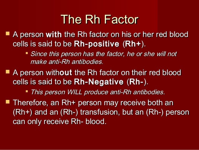 6 abo and rh blood typing blood type rh factor chart
