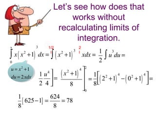 The limit of the sums of intervals is the same as
a definite integral over the same interval.

 