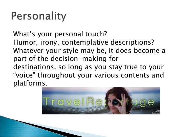 10 tips for travel bloggers and dmo slideshare - 웹