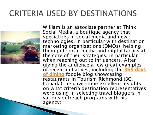 10 tips for travel bloggers and dmo slideshare - 웹