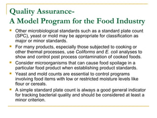 Food Analysis Quality Control | PPT