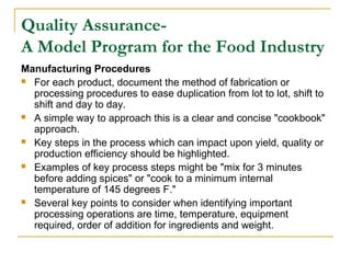 Food Analysis Quality Control | PPT
