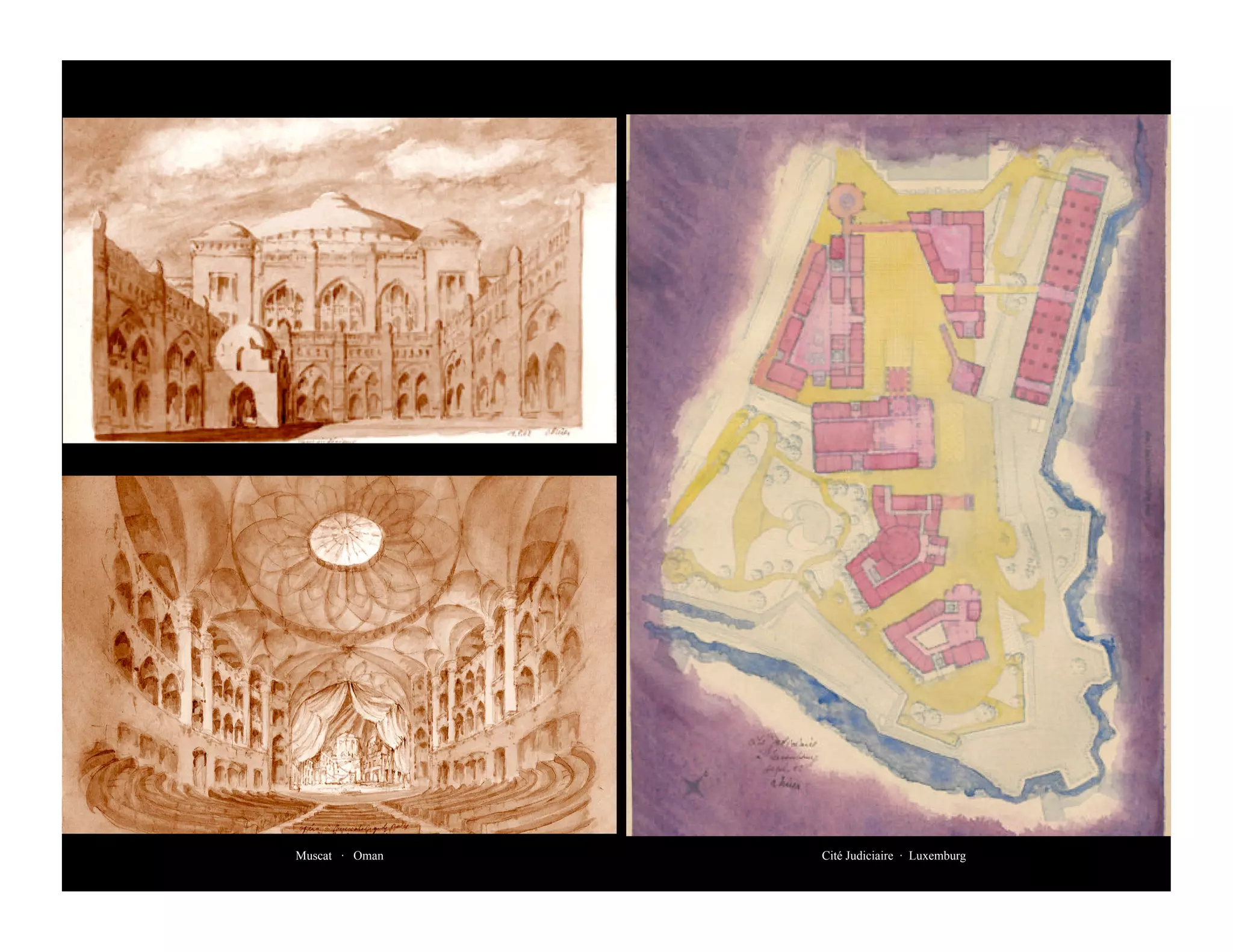 Muscat · Oman   Cité Judiciaire · Luxemburg
 