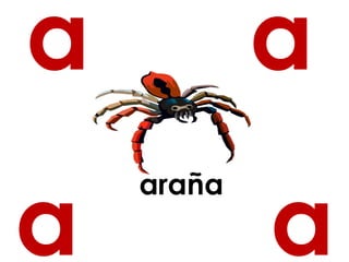 a
a

a
araña

a

 