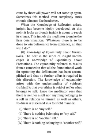 6. seven stages of purification & insight knowledges — ven. matara sri nanarama