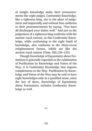 6. seven stages of purification & insight knowledges — ven. matara sri nanarama
