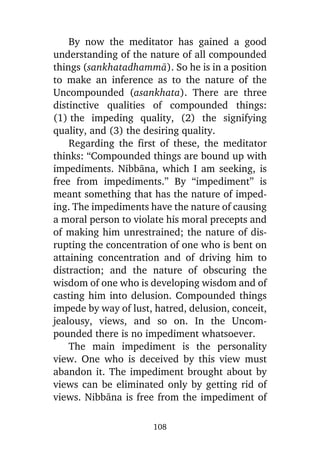 6. seven stages of purification & insight knowledges — ven. matara sri nanarama