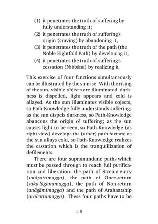 6. seven stages of purification & insight knowledges — ven. matara sri nanarama