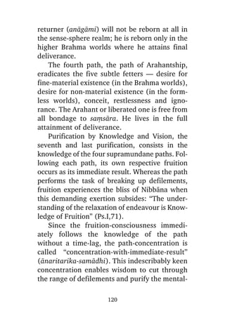 6. seven stages of purification & insight knowledges — ven. matara sri nanarama