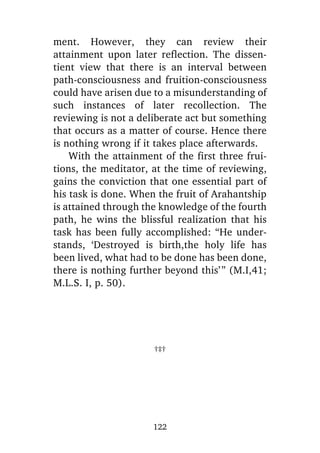 6. seven stages of purification & insight knowledges — ven. matara sri nanarama