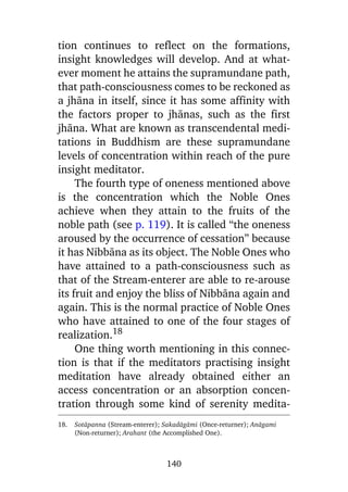 6. seven stages of purification & insight knowledges — ven. matara sri nanarama
