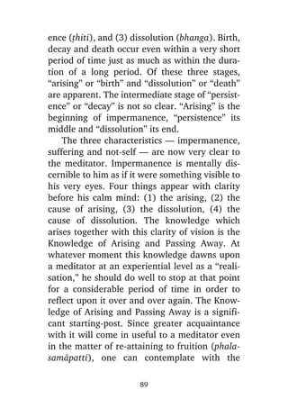 6. seven stages of purification & insight knowledges — ven. matara sri nanarama