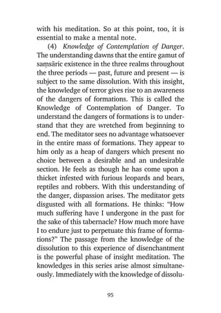 6. seven stages of purification & insight knowledges — ven. matara sri nanarama