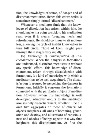 6. seven stages of purification & insight knowledges — ven. matara sri nanarama