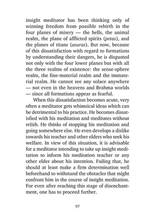 6. seven stages of purification & insight knowledges — ven. matara sri nanarama