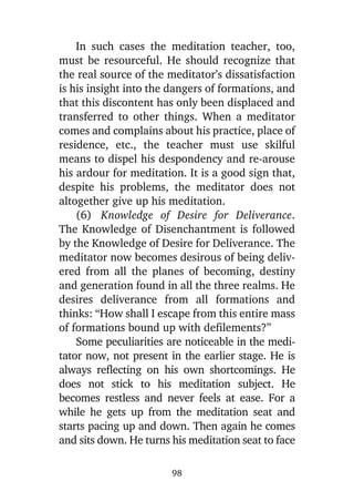 6. seven stages of purification & insight knowledges — ven. matara sri nanarama