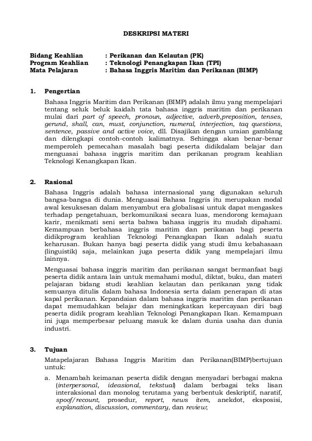 6 Deskripsi Materi Mapel Dasar Program Keahlian Bimp Revisi Oktober