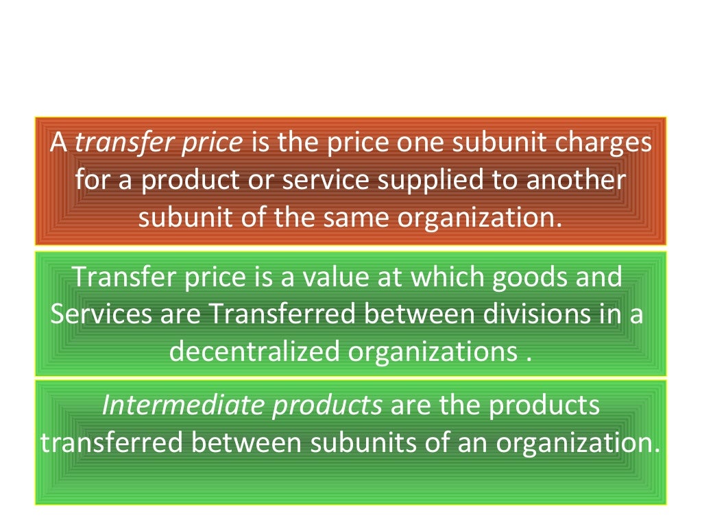 6. transfer pricing