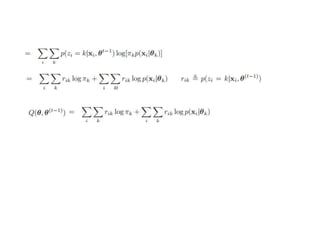 머피's 머신러닝, Mixture model and EM algorithm | PPTX