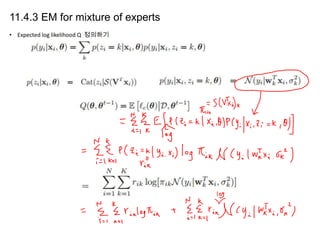 머피's 머신러닝, Mixture model and EM algorithm | PPTX