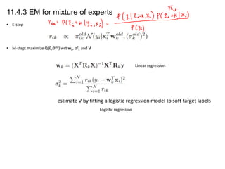 머피's 머신러닝, Mixture model and EM algorithm | PPTX