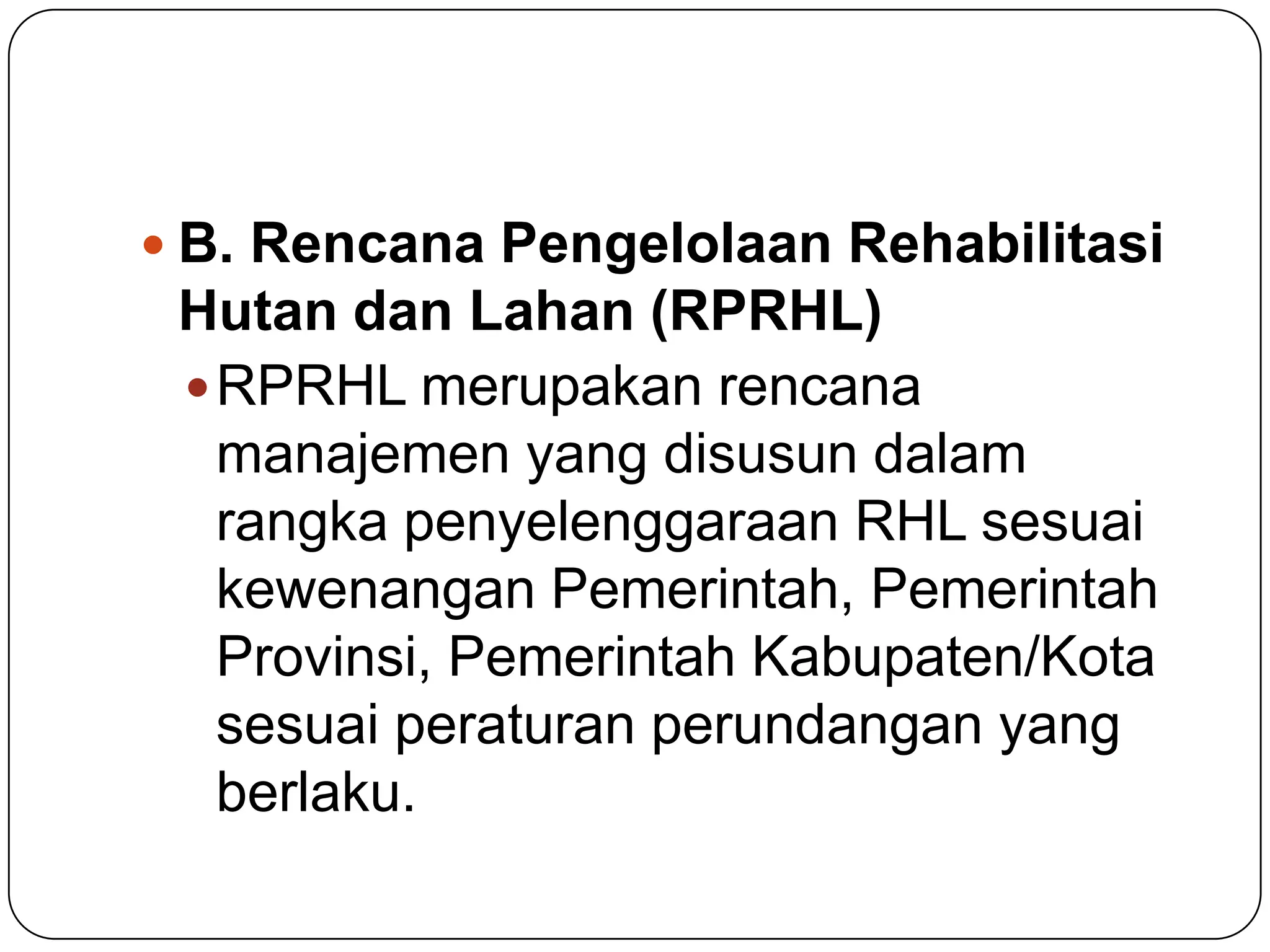 Plang Rhl 6.perencanaan rhl | PPTX