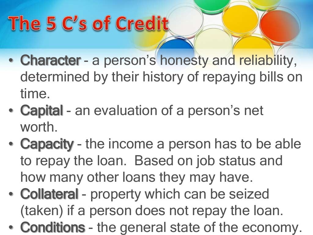 6.1 types of credit