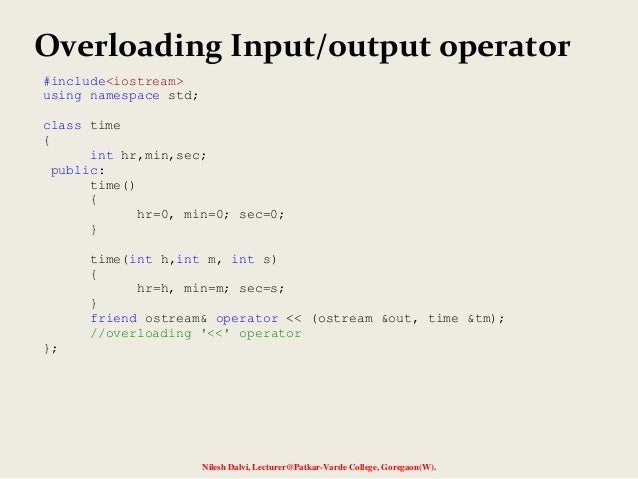 Operator Overload Mac OS
