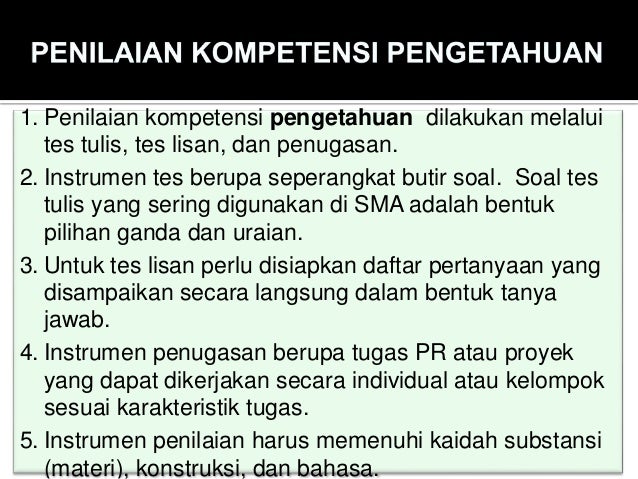Penilaian Proses Dan Hasil Belajar