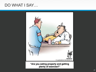 27 
DO WHAT I SAY…  
