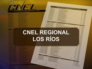 CNEL REGIONAL
LOS RÍOS
 