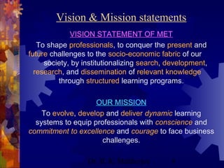 6. vision, mission, etc. | PPT