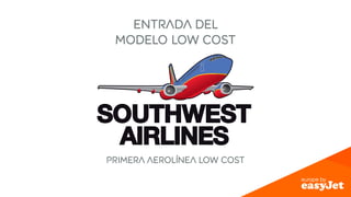 entrada del 
modelo low cost 
primera aerolínea low cost 
 