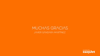 Muchas gracias 
Javier Gándara Martínez 
