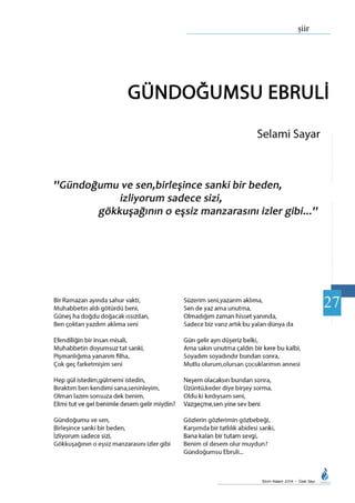 Siraç Dergi | Sayı 6