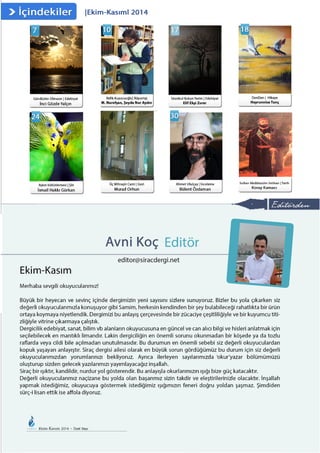 Siraç Dergi | Sayı 6