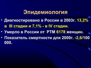 Лекция 6 Гиперпластические Процессы Эндометрия, Ртм | PPT