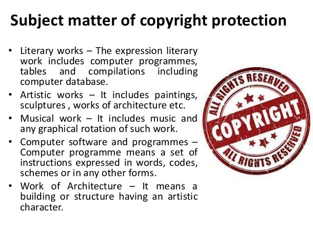 copyright act legal environment