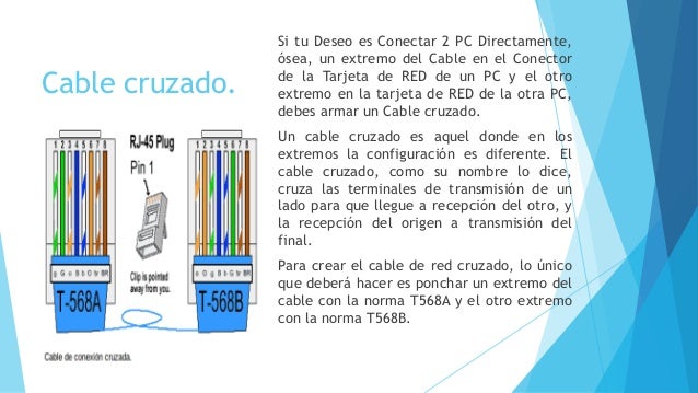 Diferencia Entre Cable Directo Y Cable Cruzado