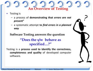 6. oose testing | PDF