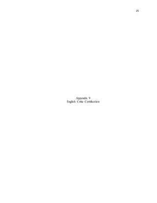 25
Appendix 9
English Critic Certification
 